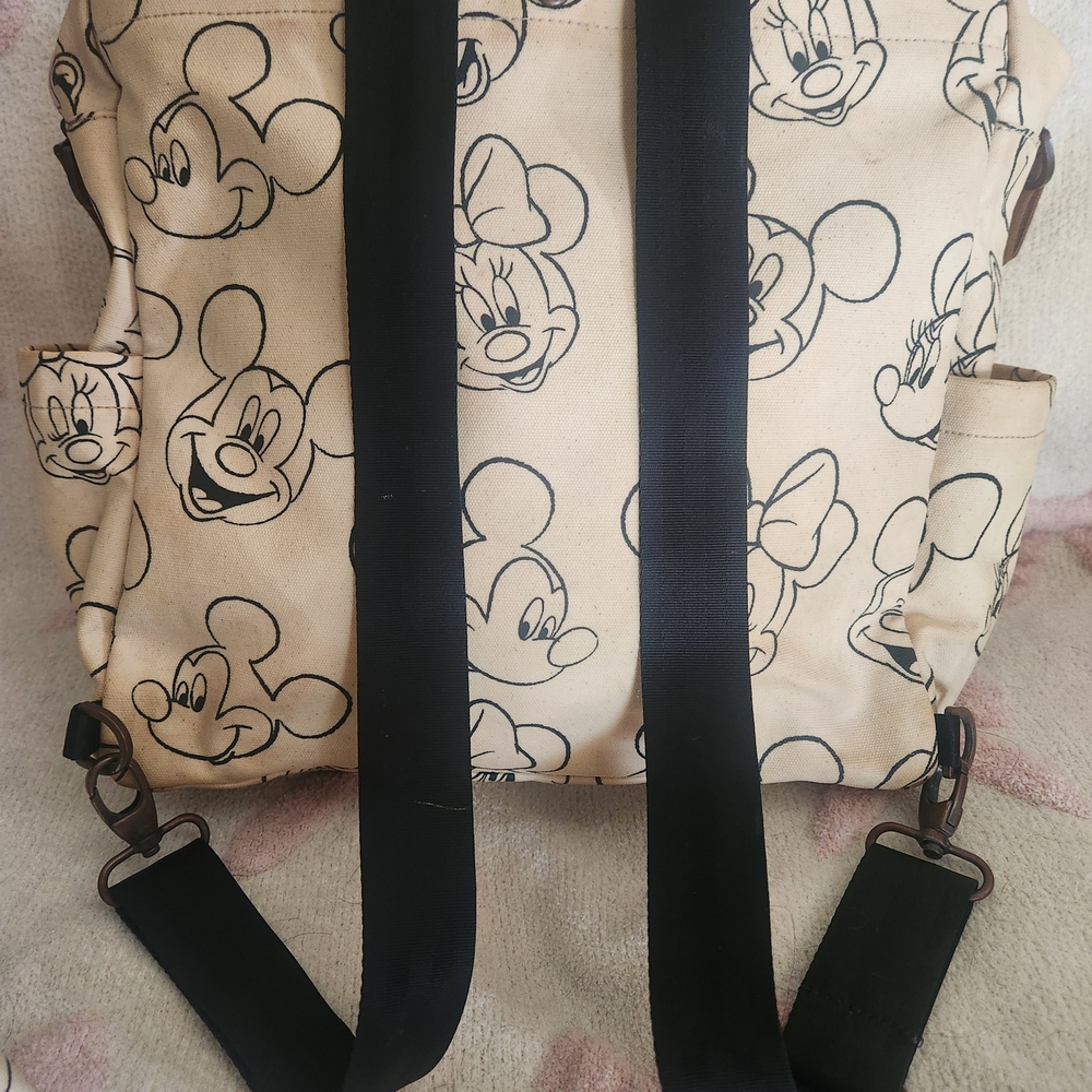 Petunia Pickle Bottom Cream and Black Diaper Bag - Picture 2 of 9